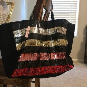 NWT VS Sequin Tote Bag